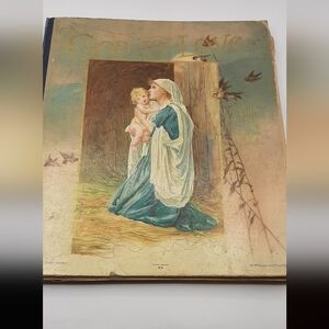 Antique God IS Love Bible Pictures and Stories for the Young Book 1895?